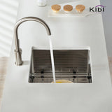 Handcrafted Undermount Single Bowl Stainless Steel Kitchen Sink