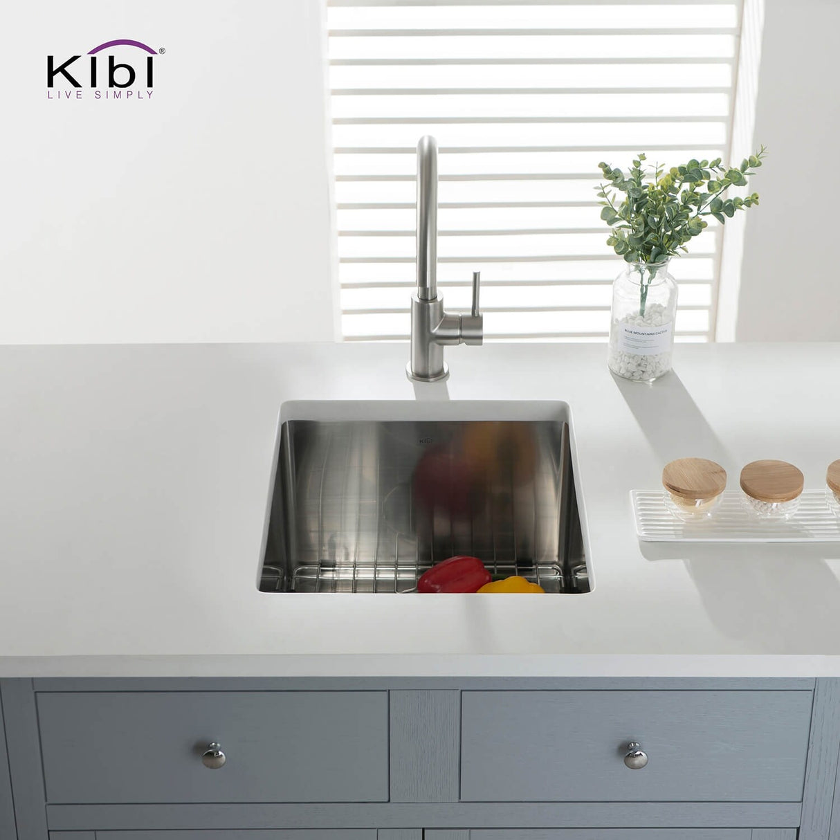Handcrafted Undermount Single Bowl Stainless Steel Kitchen Sink
