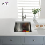 Handcrafted Undermount Single Bowl Stainless Steel Kitchen Sink