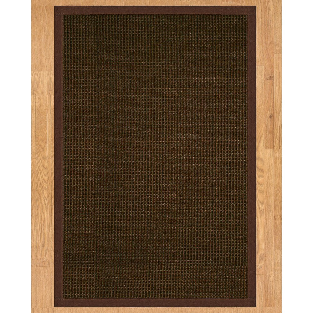 Handcrafted Valencia 2'6" x 8' Rug - Brown - 2'6" x 8'