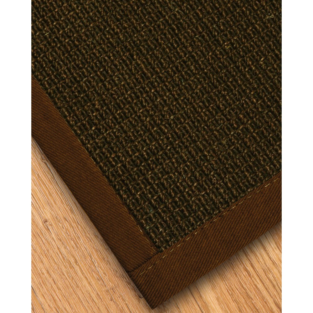 Handcrafted Valencia 2'6" x 8' Rug - Brown - 2'6" x 8'