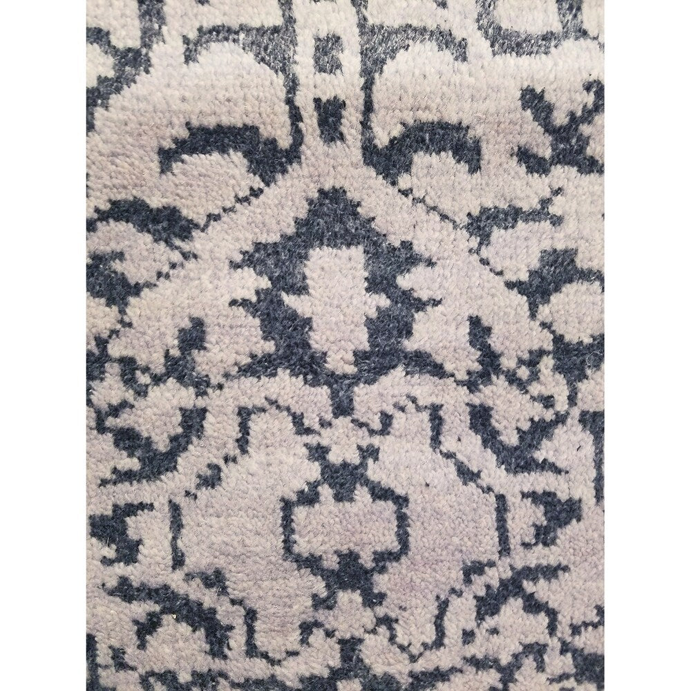 Handknotted Wool and Bamboo Rug - 8' x 8'