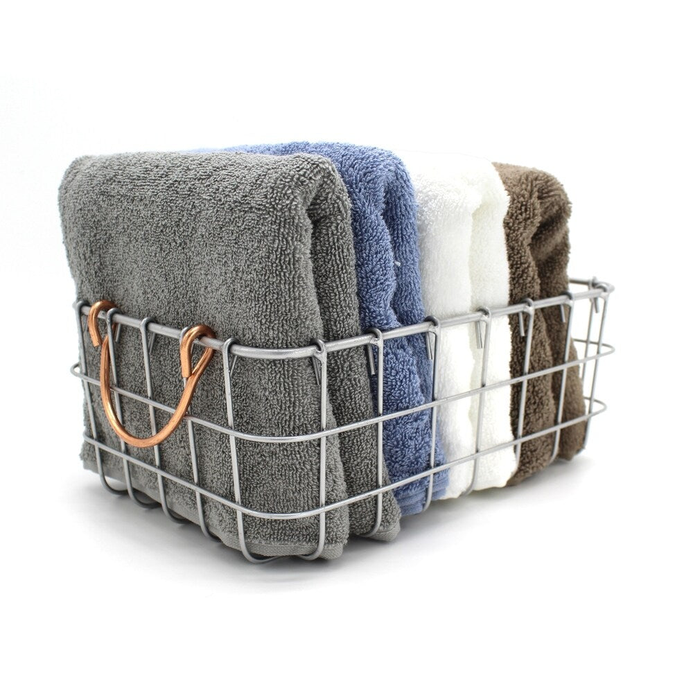 Handmade Rectangular Metal Wire Nesting Baskets, Set of 3