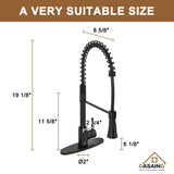 Handmade All-in-One Drop-In 2-hole 60/40 Double Bowl 18 Gauge Stainless Steel Workstation Kitchen Sink with Spring Neck Faucet