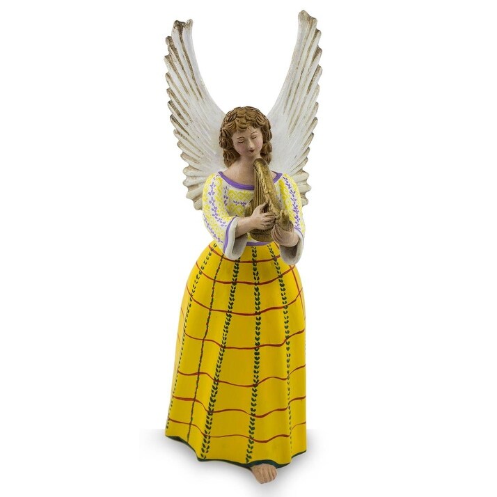 Handmade Angel from San Pedro Sacatepequez Ceramic figurine (Guatemala) - 45 x 22 x 22