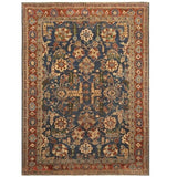 Handmade One-of-a-Kind Antique 1920's Heriz Wool Rug (Iran) - 9' x 12'4