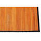 Handmade Natural Stripe Rayon from Bamboo Rug - 2' x 3'