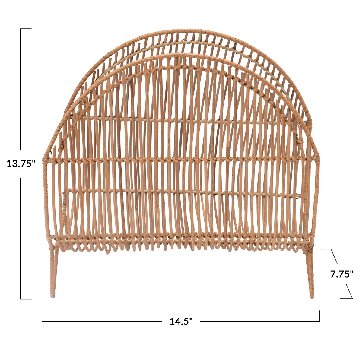 Handmade Bamboo Brochure Holder/Magazine Holder