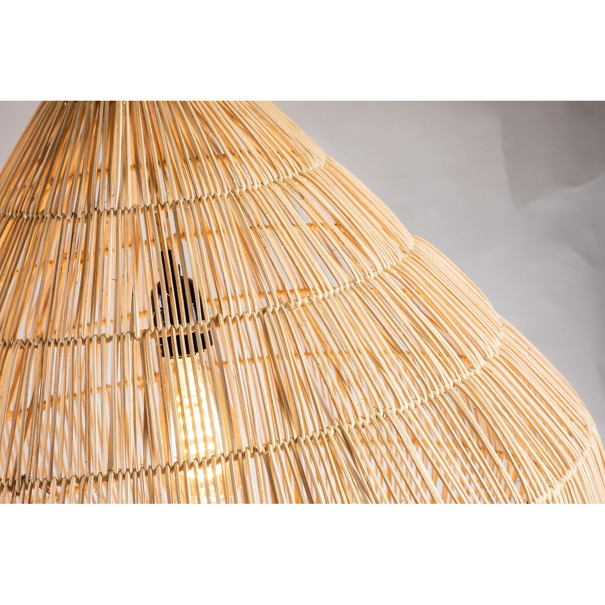 Handmade Boho Rattan Pendant Light
