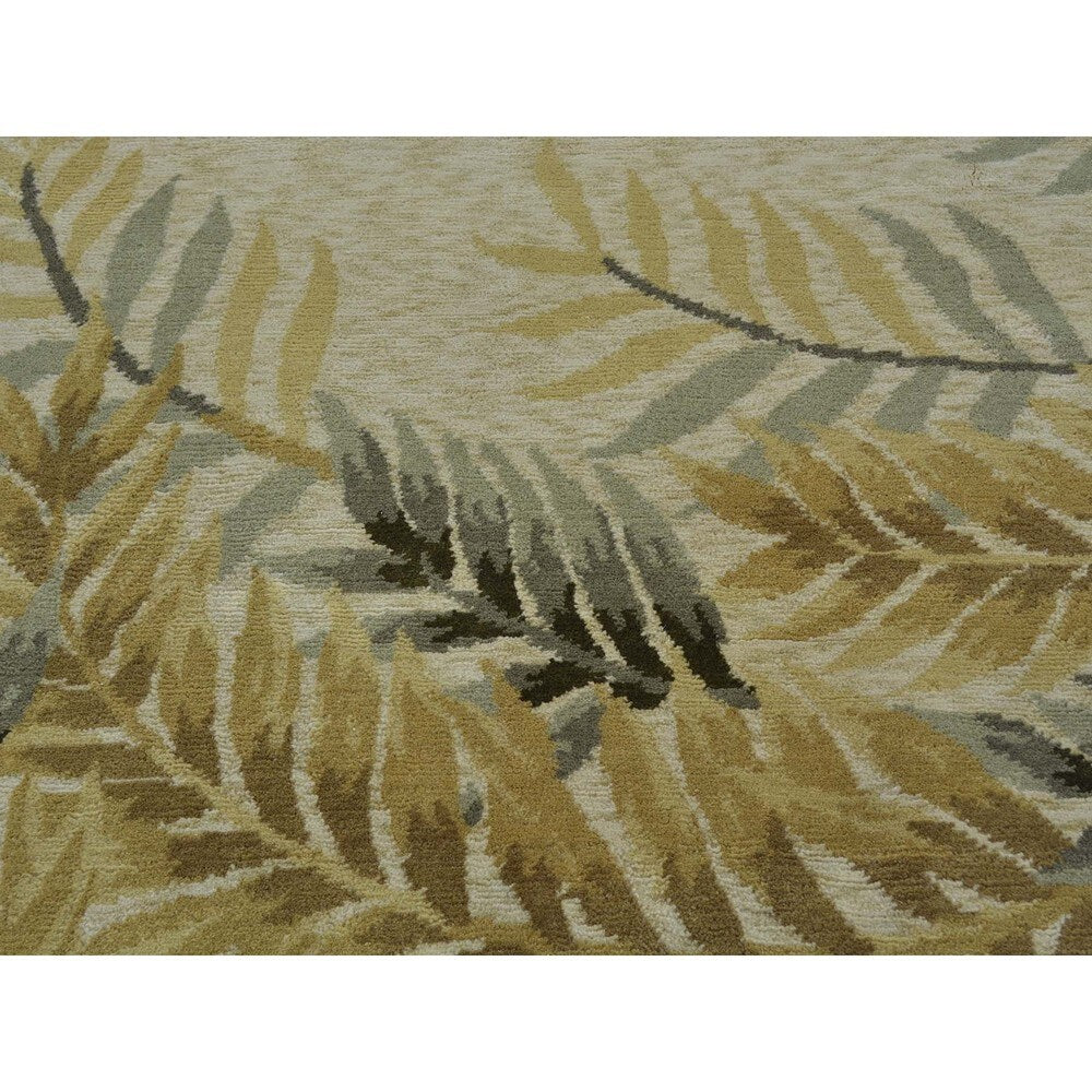 Handmade Botanical Design Modern Nepali Oriental Rug