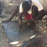 Handmade 'Colorful Palm Tree' 24-inch Wall Art , Handmade in Haiti