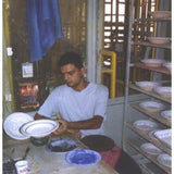 Handmade Cookable Tagine-30 - Aqua Fish Design, by Le Souk Ceramnique (Tunisia)