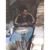 Handmade Cookable Tagine-30 - Aqua Fish Design, by Le Souk Ceramnique (Tunisia)