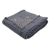 Handmade Cotton Blue Throw