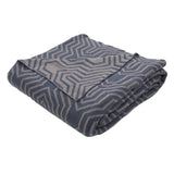 Handmade Cotton Blue Throw
