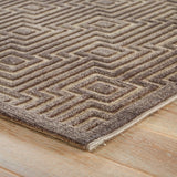 Adonis Geometric Gray Area Rug (7'6" X 9'6") - 7'6" x 9'6"/Surplus