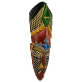 Handmade Gratitude African Wood Mask (Ghana)