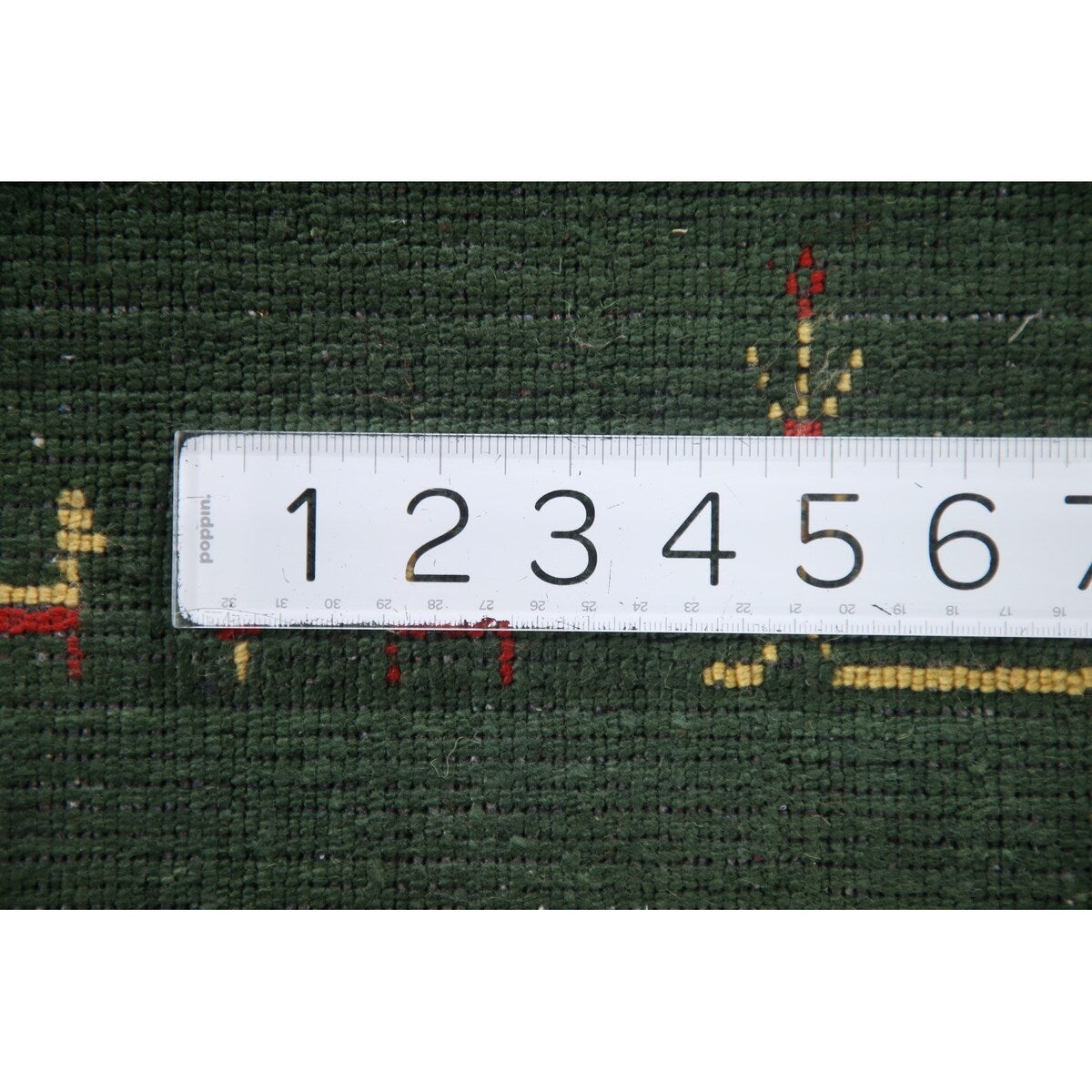 Handmade Green Gabbeh Runner Rug Oriental Silk Carpet - 2'6"x 9'10"