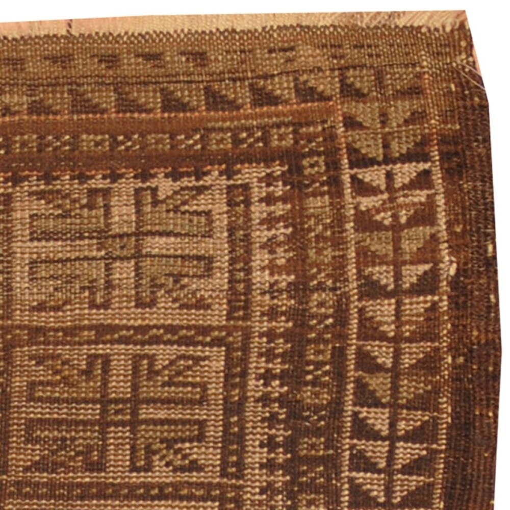 HERAT ORIENTAL Handmade One-of-a-Kind Antique Balouchi Wool Rug - 2'4 x 4'