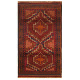 Handmade Tribal Balouchi Wool Rug (Afghanistan) - 2'7 x 4'6