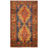 Handmade Herat Oriental Afghan Hand-knotted Tribal Balouchi Wool Rug (Afghanistan) - 3'10 x 6'7