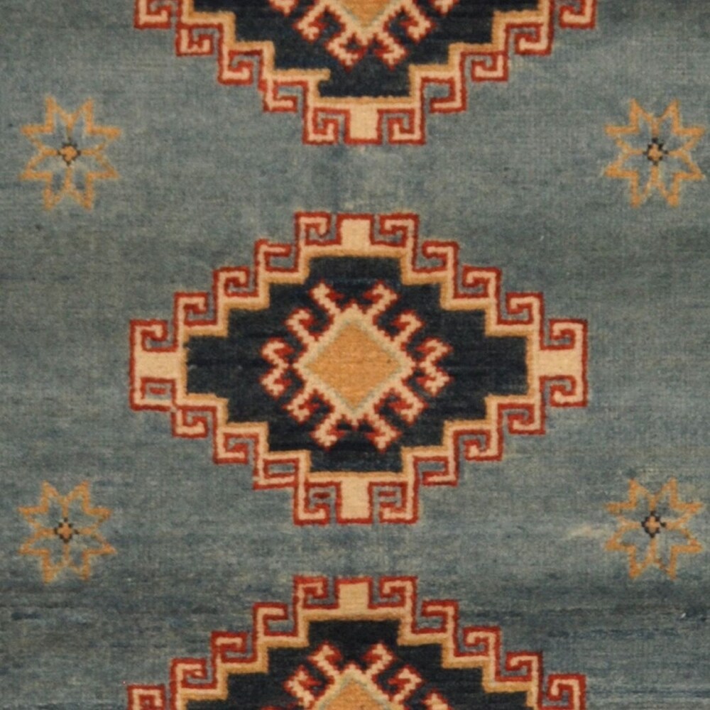Handmade One-of-a-Kind Kazak Wool Rug (Afghanistan) - 2'8 x 3'7