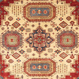 Handmade One-of-a-Kind Vegetable Dye Super Kazak Wool Rug (Afghanistan) - 8'1 x 9'10