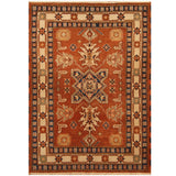 Handmade One-of-a-Kind Kazak Wool Rug (India) - 4'8 x 6'6