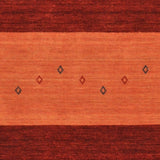 Handmade Gabbeh Wool Rug (India) - 4' x 6'