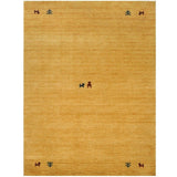 Handmade One-of-a-Kind Gabbeh Wool Rug (Iran) - 4'1 x 5'6