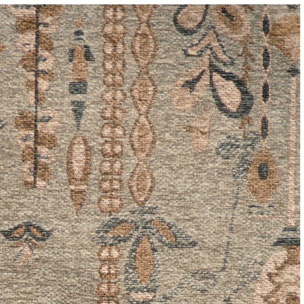 Handmade Herat Oriental Indo Hand-tufted Chenille Ikat Flatweave Rug (2' x 3'8)