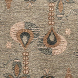 Handmade Herat Oriental Indo Hand-tufted Chenille Ikat Flatweave Rug (2' x 3'8)