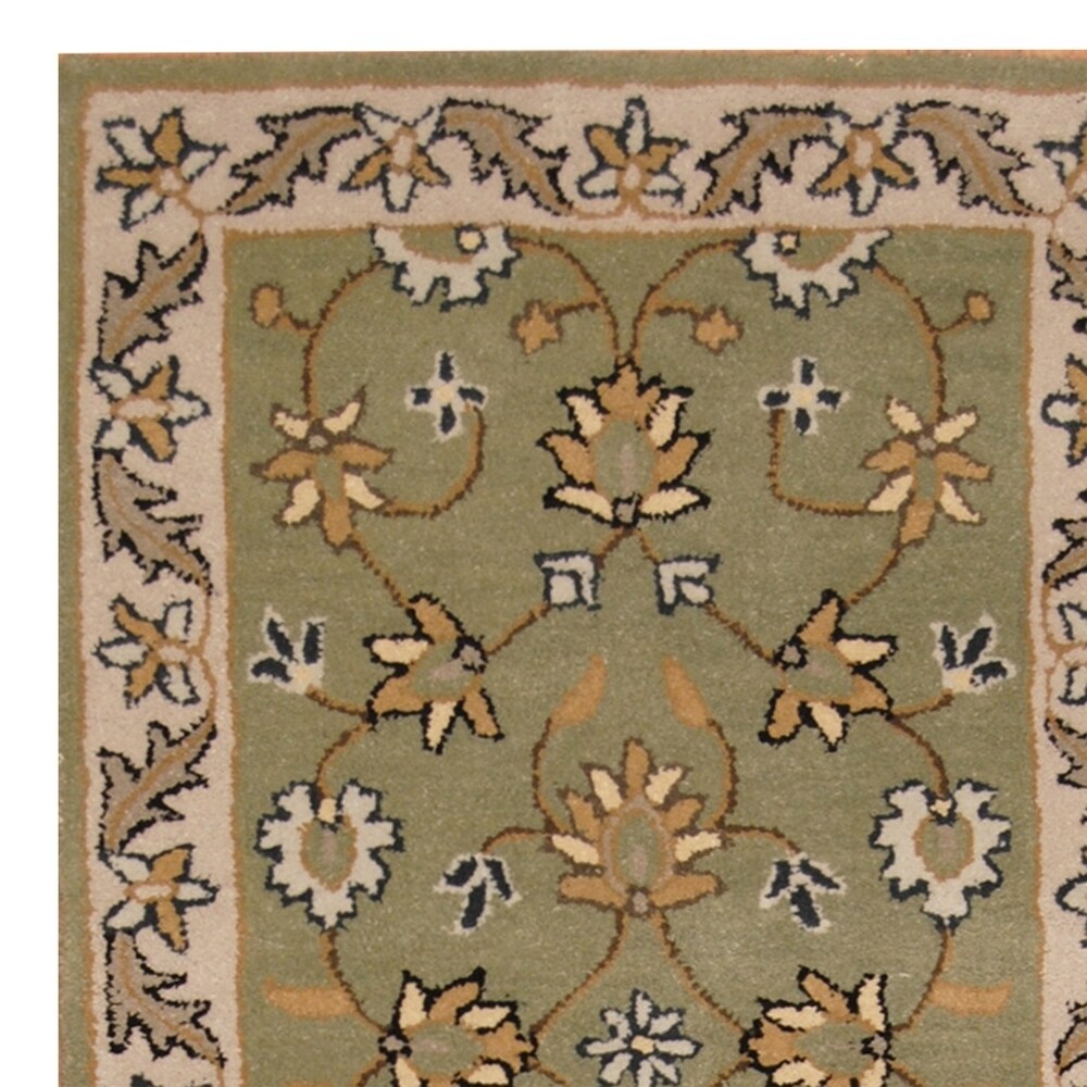 Handmade One-of-a-Kind Wool Runner (India) - 2'7 x 8'