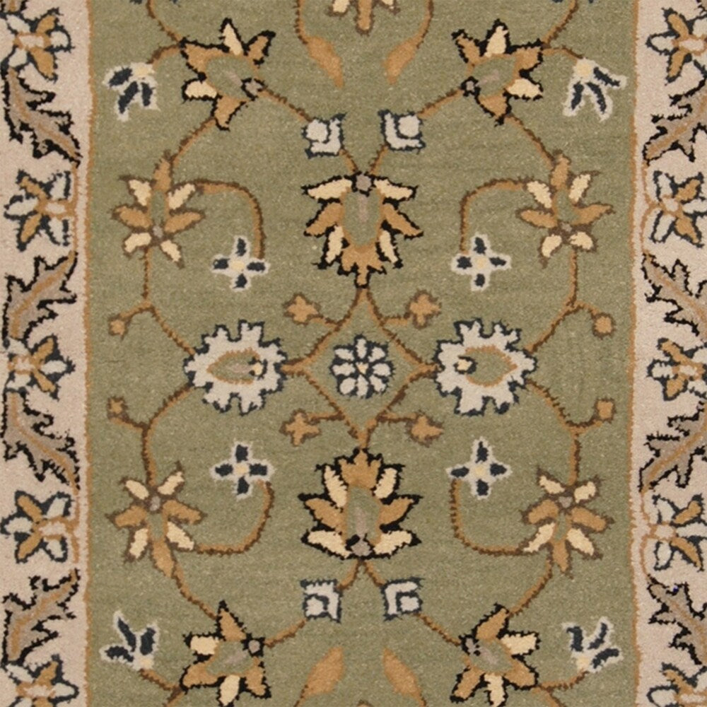 Handmade One-of-a-Kind Wool Runner (India) - 2'7 x 8'