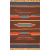 Handmade Herat Oriental Indo Hand-woven Wool Kilim (2' x 3') - 2' x 3'