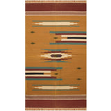 Handmade One-of-a-Kind Wool Kilim (India) - 3' x 5'2