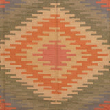 Handmade One-of-a-Kind Wool Kilim (India) - 9'3 x 12'