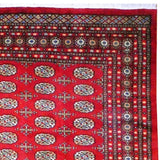 Herat Oriental Pakistan Hand-knotted Bokhara Wool Rug (9' x 12') - 9' x 12'