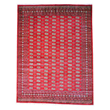Herat Oriental Pakistan Hand-knotted Bokhara Wool Rug (9' x 12') - 9' x 12'