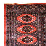 Handmade Herat Oriental Pakistani Hand-Knotted Tribal Bokhara Wool Runner (2'2 x 12'2) - 2'2 x 12'2