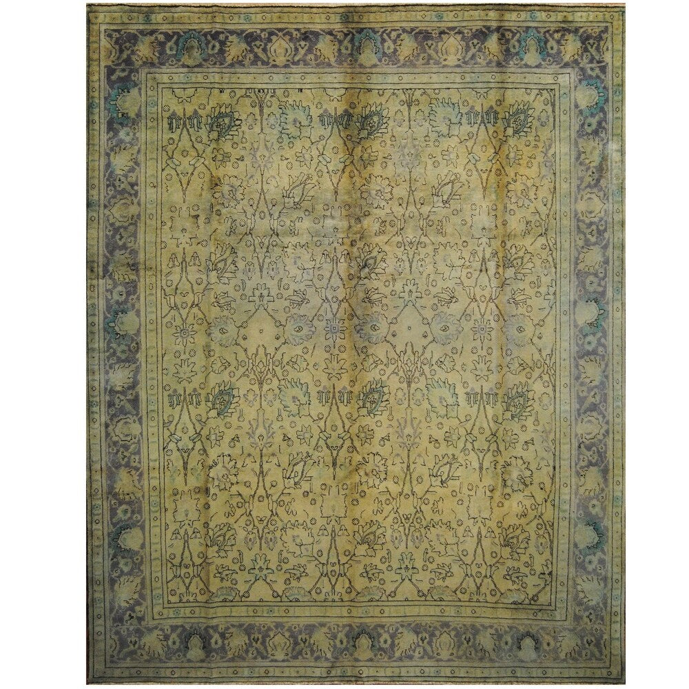 Handmade One-of-a-Kind Tabriz Wool Rug (Iran) - 10' x 12'5