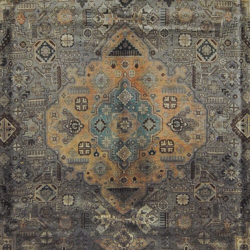Handmade Tabriz Wool Rug (Iran) - 9'7 x 13'