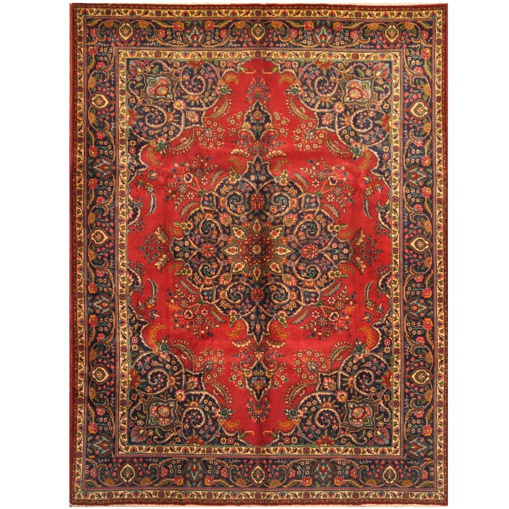 Handmade One-of-a-Kind Tabriz Wool Rug (Iran) - 9'9 x 12'8