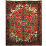 Handmade Heriz Wool Rug (Iran) - 10' x 12'6