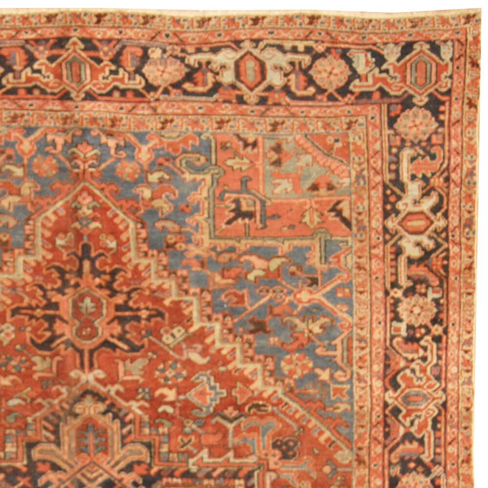 Handmade One-of-a-Kind Heriz Wool Rug (Iran) - 7'4 x 10'10