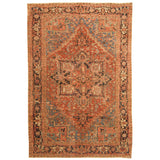 Handmade One-of-a-Kind Heriz Wool Rug (Iran) - 7'4 x 10'10