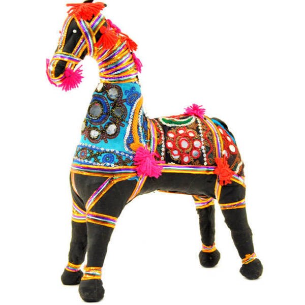 Handmade Horse Ornament (India)