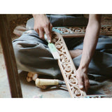Handmade Industrial Hairpin Mango Wood 3-drawer Console Table (India)