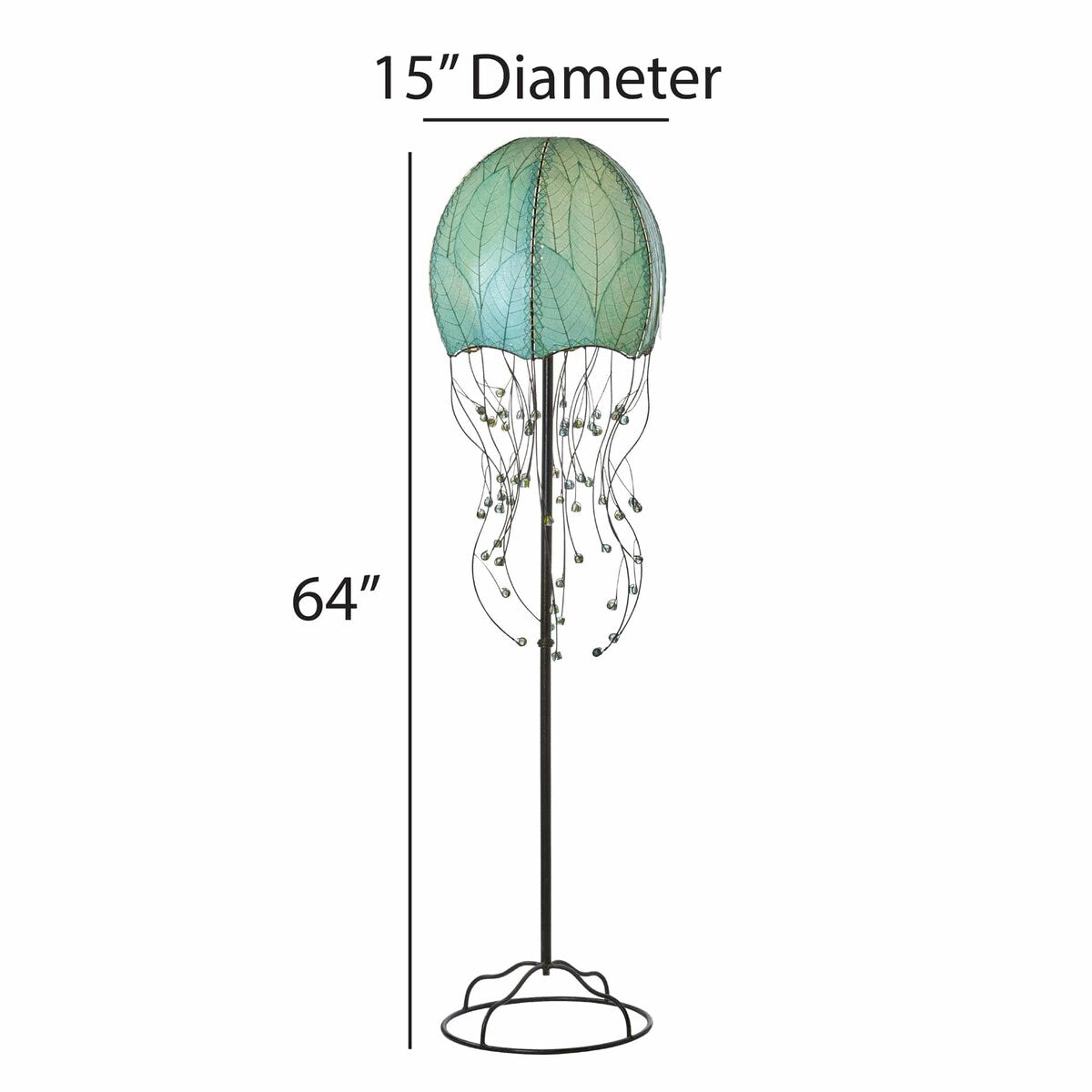 Handmade Jellyfish Floor Lamp