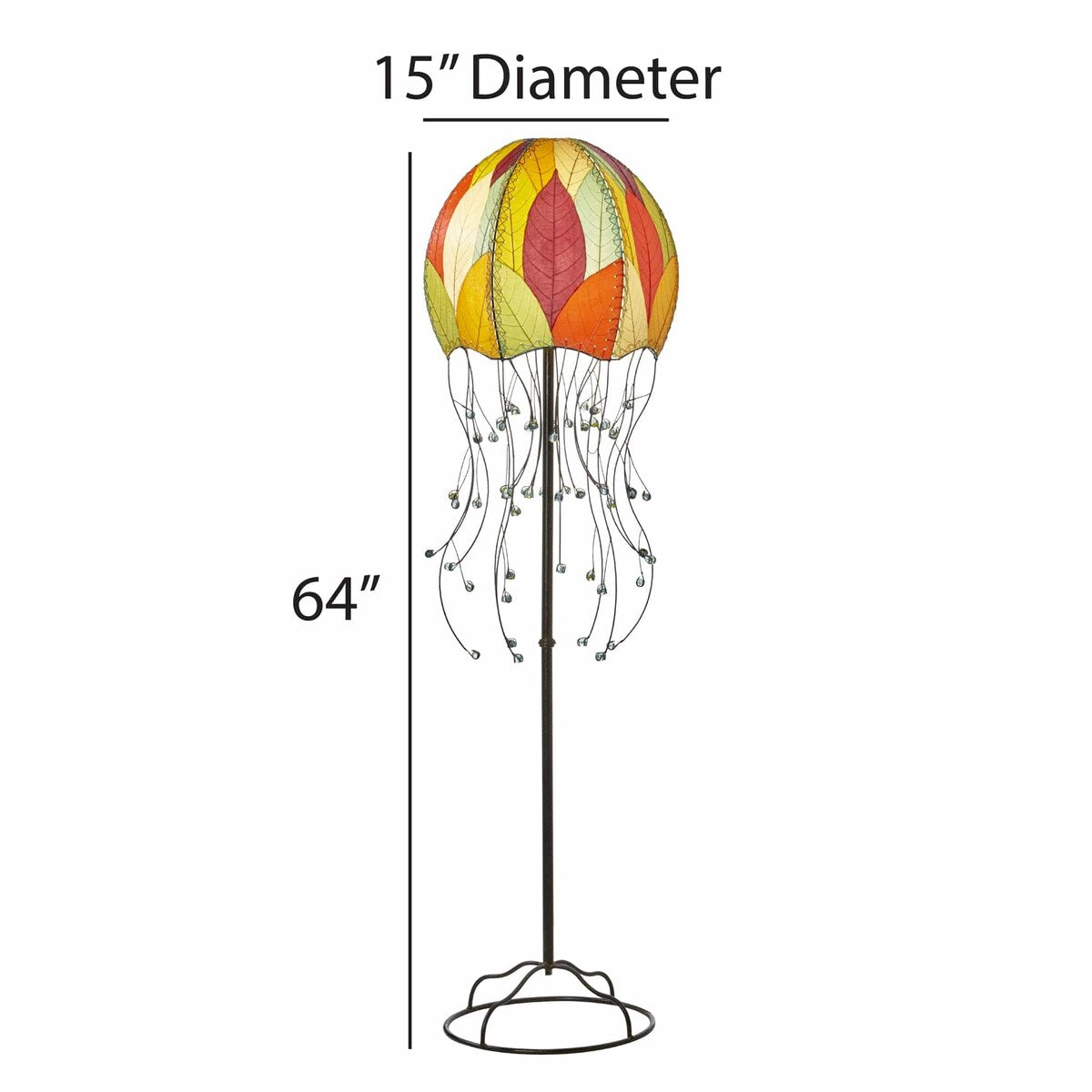 Handmade Jellyfish Floor Lamp